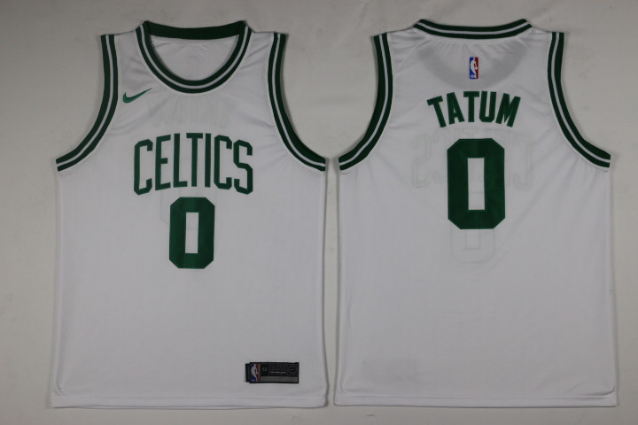 Men Boston Celtics #0 Tatum White Game Nike NBA Jerseys->->NBA Jersey